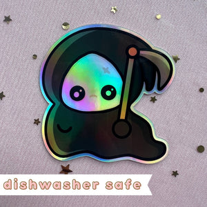 Sticker: Holographic Grim Reaper