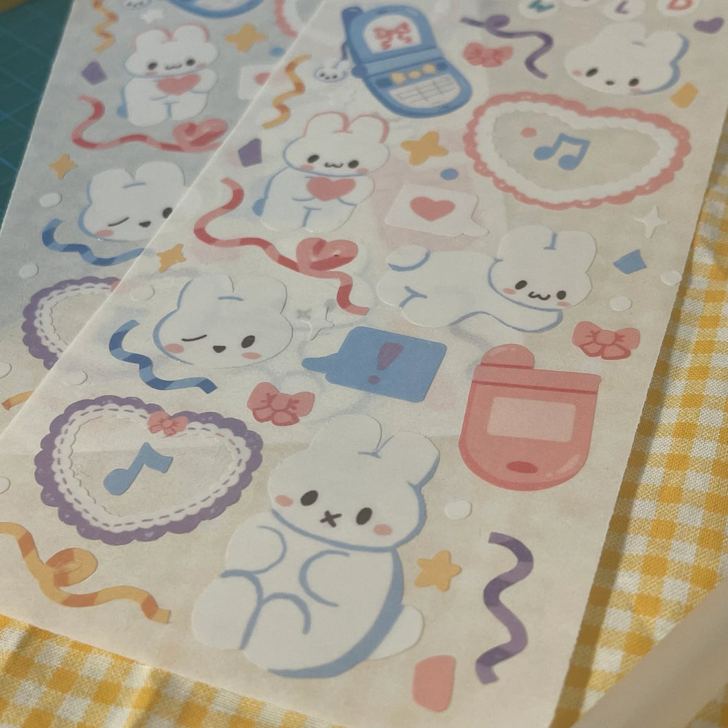 Sticker Sheet: Miffy Bunny