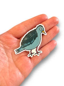 Sticker: Perturbed Pigeon