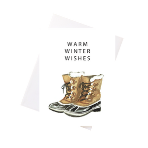 Greeting Card: Warm Winter Wishes