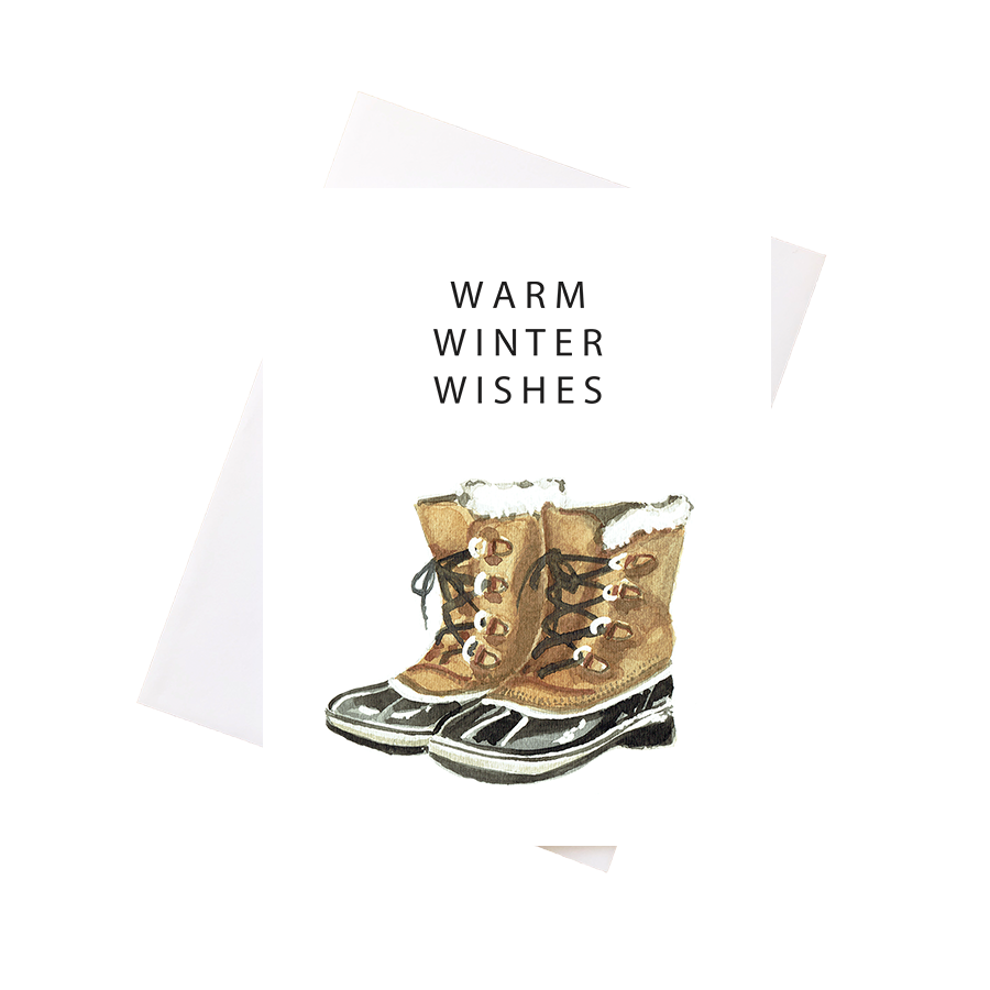 Greeting Card: Warm Winter Wishes