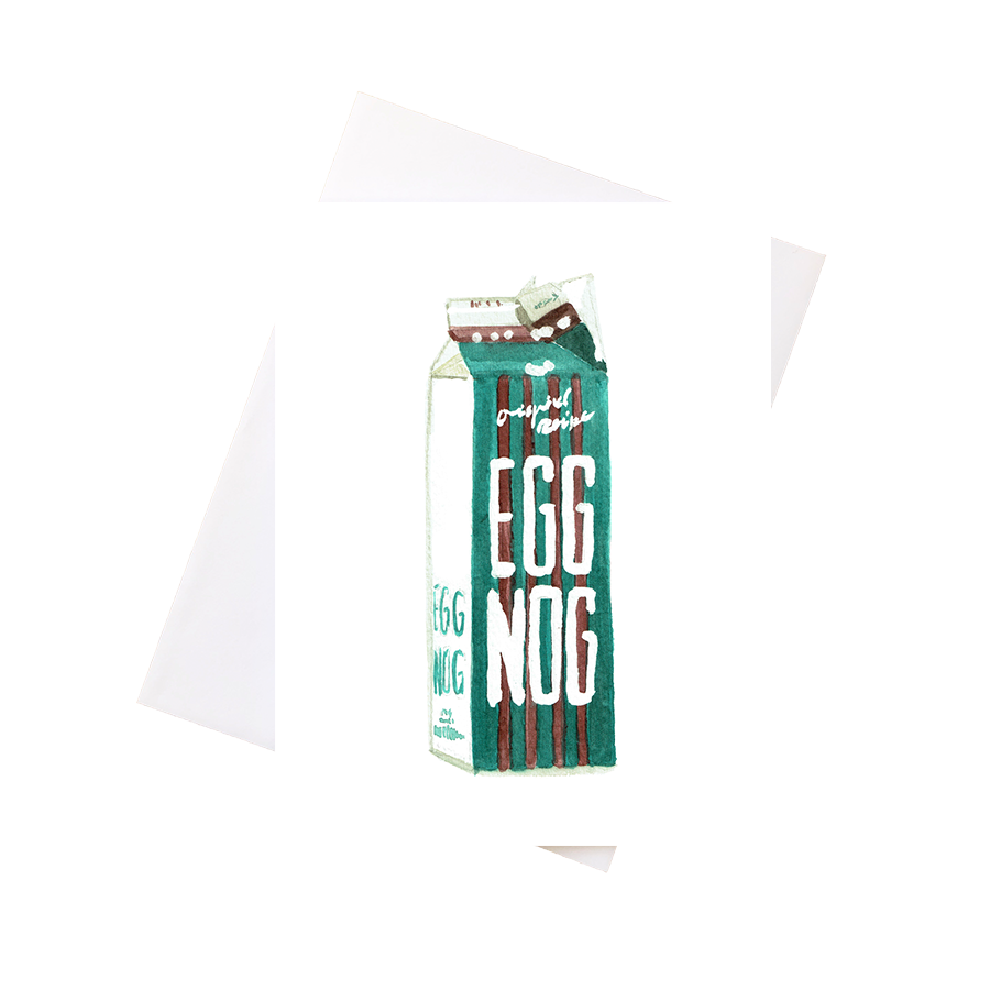 Greeting Card: Egg Nog