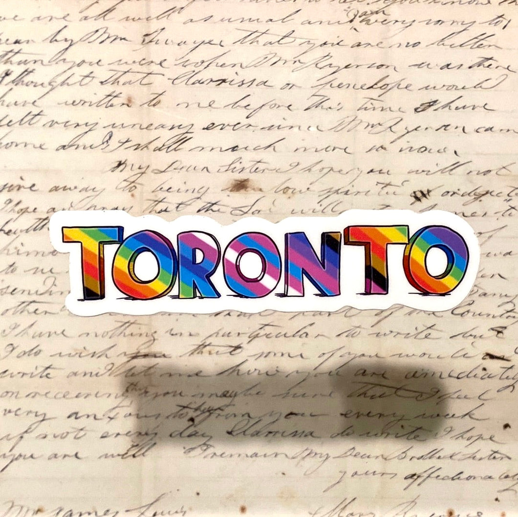 Sticker: Toronto Sign