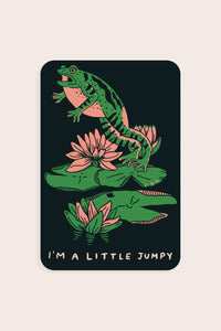 Sticker: I'm A Little Jumpy (Frog)