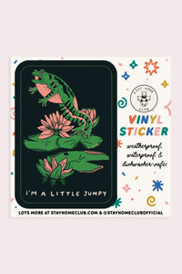 Sticker: I'm A Little Jumpy (Frog)