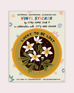 Sticker: Lucky To Be Lost