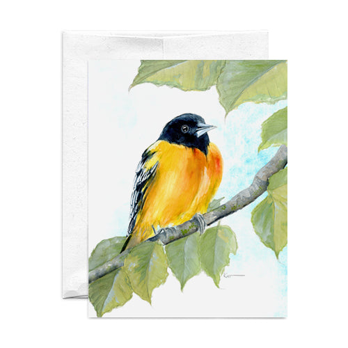 Greeting Card: Golden Bird