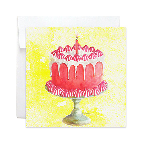 Greeting Card: Birthday Cake
