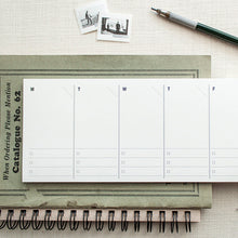 Load image into Gallery viewer, Notepad: Weekly Paper Planner
