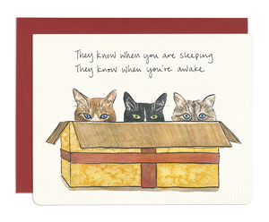Greeting Card: CHRISTMAS CATS