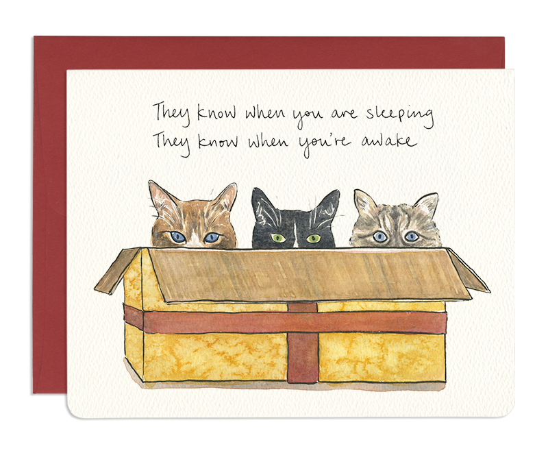 Greeting Card: CHRISTMAS CATS