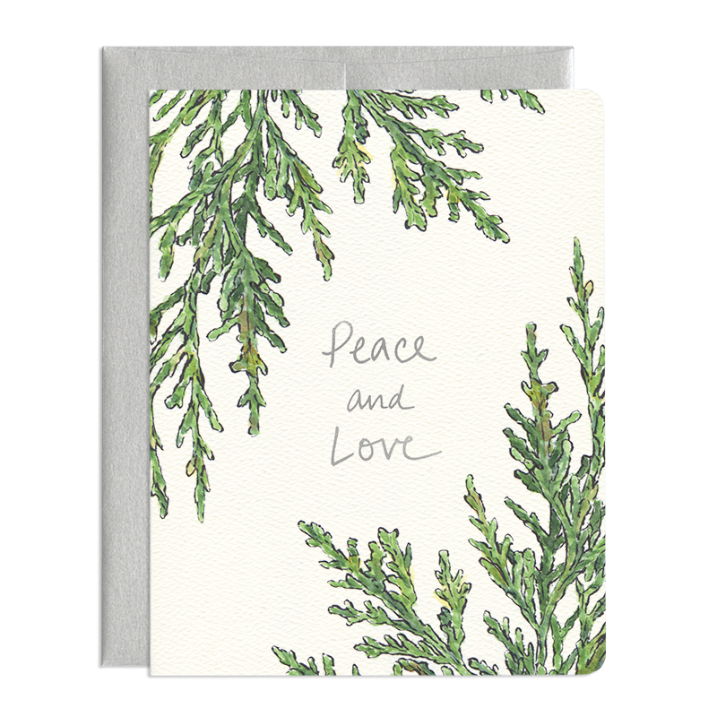 Greeting Card: PEACE AND LOVE