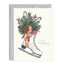 Load image into Gallery viewer, Boxed Greeting Cards: FIGURE SKATE WREATH
