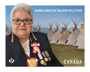 Canadian Postage: 2022 Indigenous Leaders – Chief Marie-Anne Day Walker-Pelletier Domestic Stamps