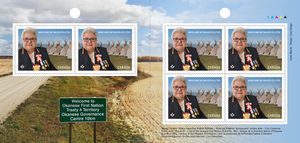 Canadian Postage: 2022 Indigenous Leaders – Chief Marie-Anne Day Walker-Pelletier Domestic Stamps