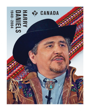 Load image into Gallery viewer, Canadian Postage: 2022 Indigenous Leaders – Harry Daniels Domestic Stamps
