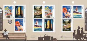 Canadian Postage: 2022 Vintage Travel Posters Domestic Stamps