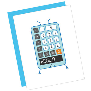 Greeting Card: HELLO CALCULATOR