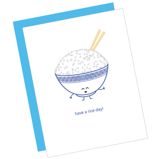 Greeting Card: HAVE A RICE DAY