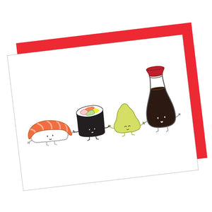 Greeting Card: SUSHI GANG