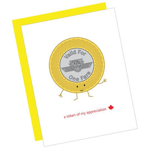 Greeting Card: TTC TOKEN OF APPRECIATION