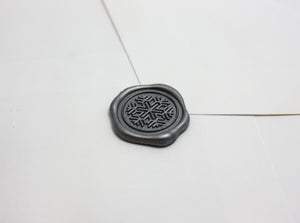 Wax Seal Stickers: SILVER SNOWFLAKE
