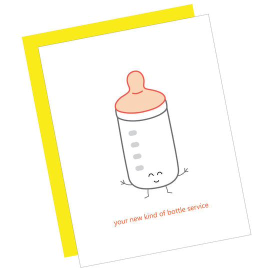 Greeting Card: BOTTLE SERVICE