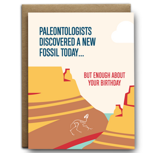Greeting Card: Fossil Birthday