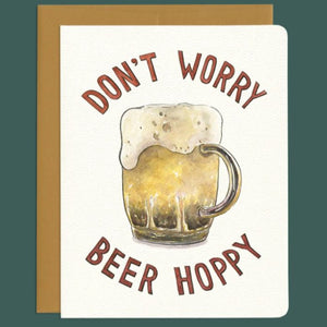 Greeting Card: DON'T WORRY BEER HOPPY