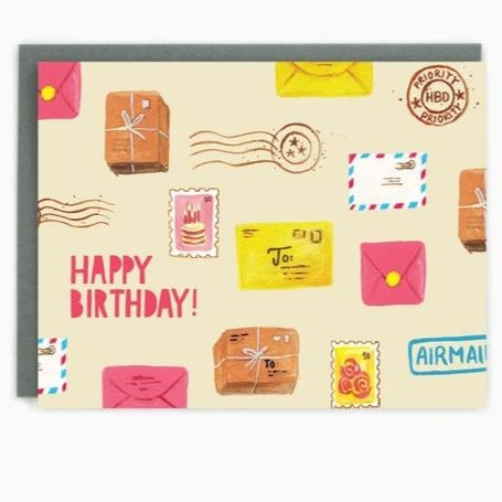 Greeting Card: BIRTHDAY HAPPY MAIL