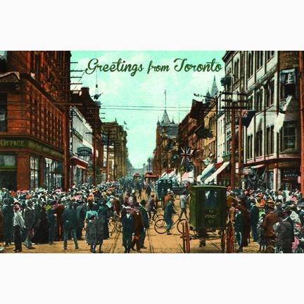 Postcard: YONGE AND KING 1900