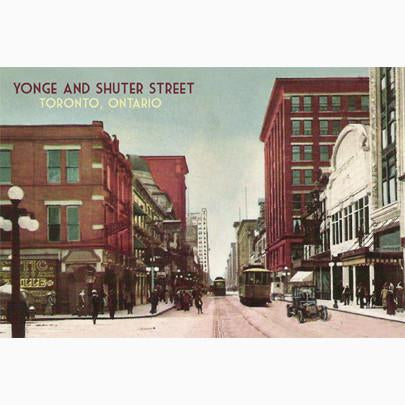 Postcard: YONGE AND SHUTER STREET