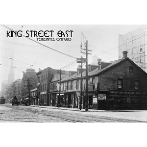 Postcard: KING STREET EAST AND FREDERICK