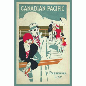 Postcard: CANADIAN PACIFIC PASSENGER LIST