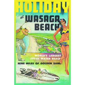 Postcard: HOLIDAY IN WASAGA BEACH