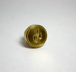 Seal: CURSIVE INITIAL E