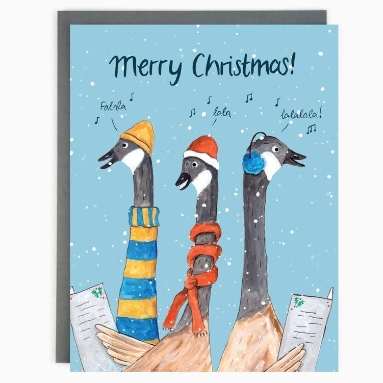 Greeting Card: HOLIDAY GEESE