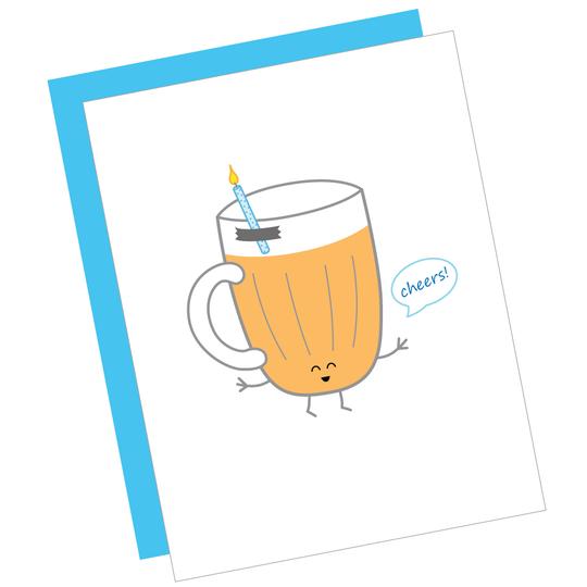 Greeting Card: BEERTHDAY CHEERS