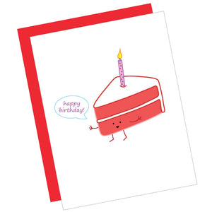 Greeting Card: HAPPY BIRTHDAY CAKE