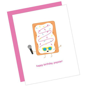 Greeting Card: BIRTHDAY POPSTAR
