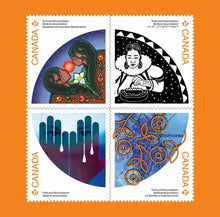 Load image into Gallery viewer, Canadian Postage: 2022 Truth and Reconciliation Domestic Stamps
