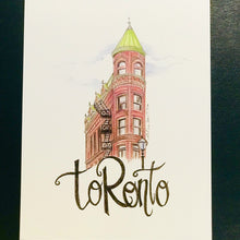 Load image into Gallery viewer, Postcard: TORONTO&#39;S FLATIRON BUILDING
