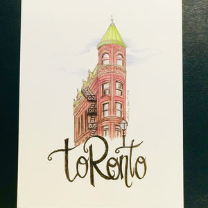 Postcard: TORONTO'S FLATIRON BUILDING