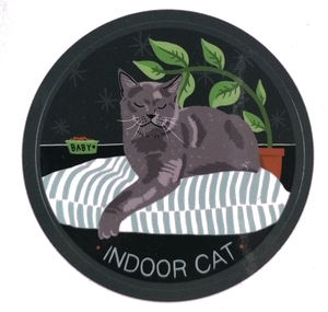 Sticker: INDOOR CAT