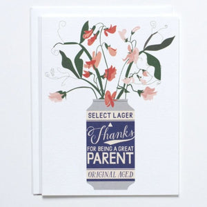 Greeting Card: THANKS FOR BEING A GREAT PARENT