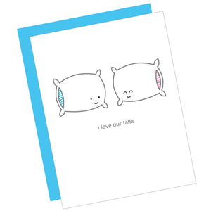 Greeting Card: PILLOW TALK