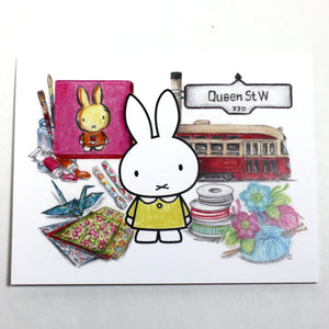 Greeting Card: MIFFY ON QUEEN WEST