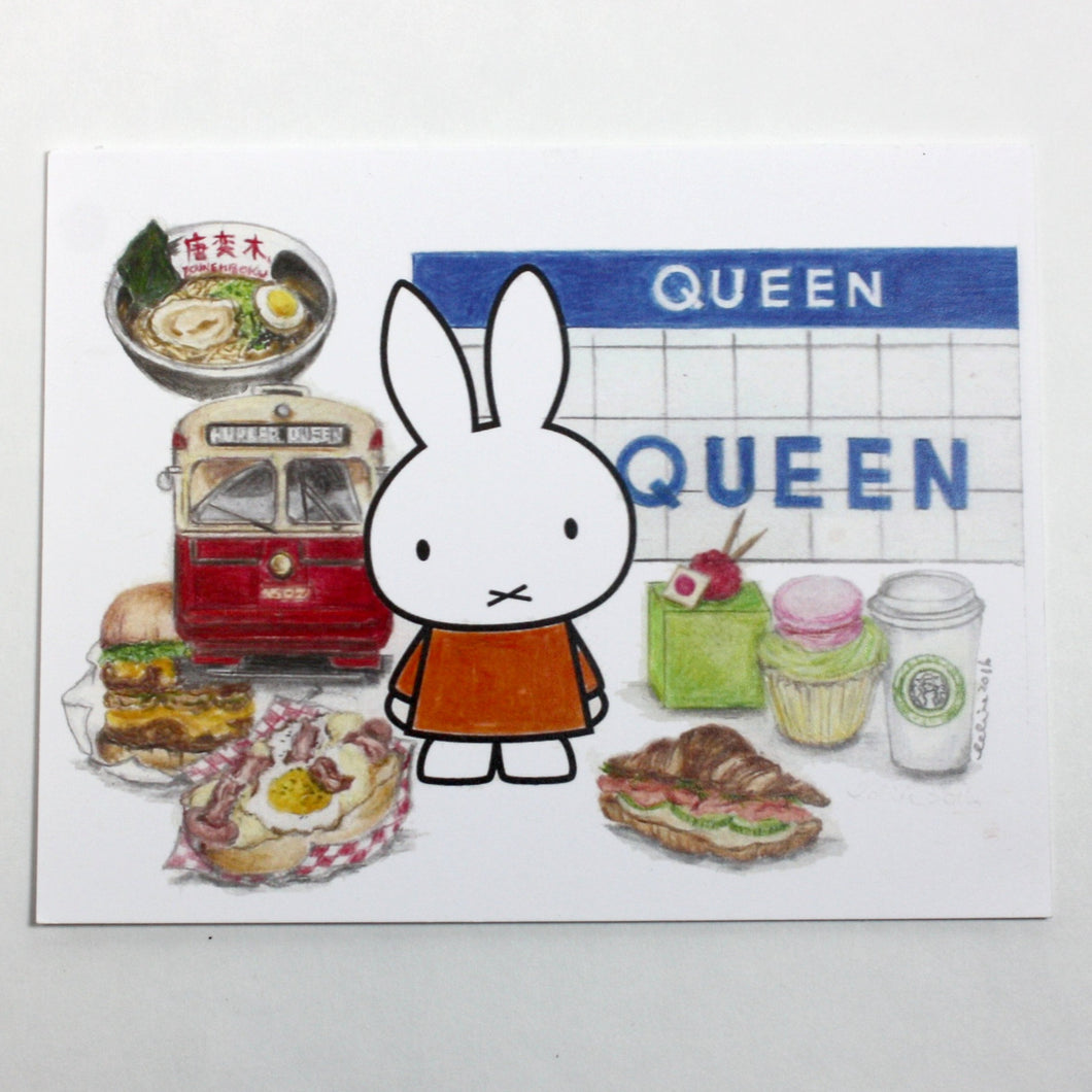 Greeting Card: MIFFY AT QUEEN SUBWAY STATION