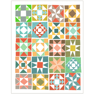 Greeting Card: COLOURFUL QUILT
