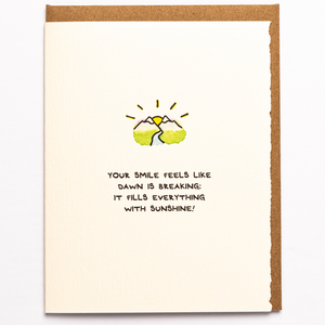 Greeting Card: YOUR SMILE IS SUNSHINE
